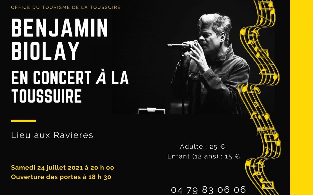 BENJAMIN BIOLAY EN CONCERT